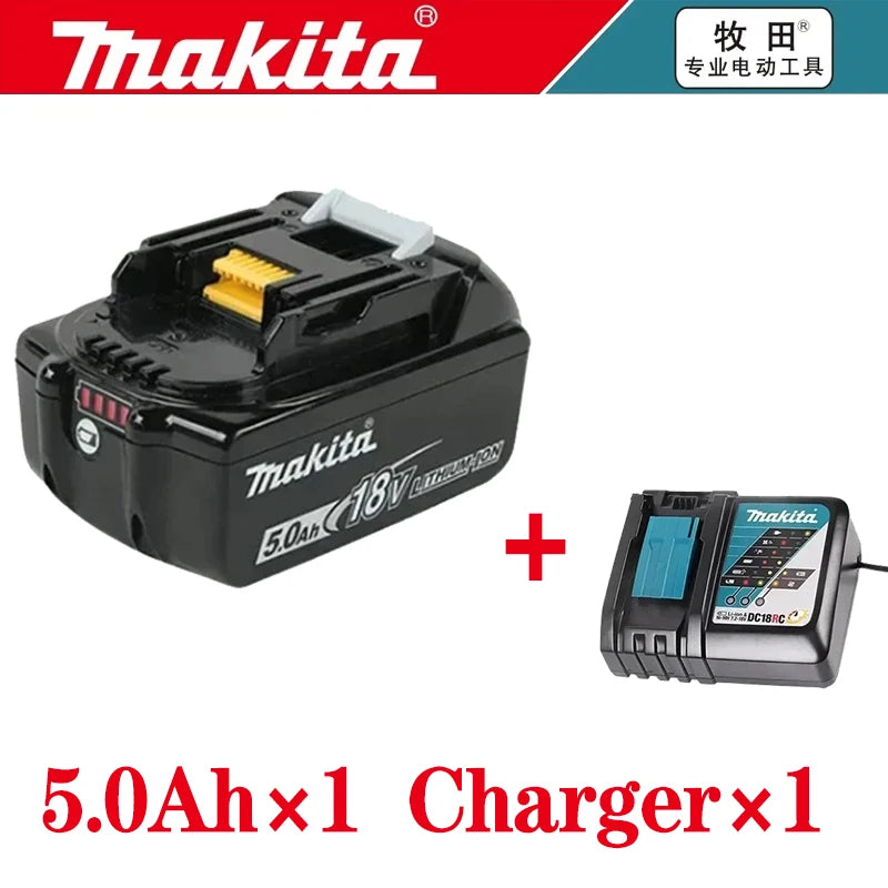 100% Original Makita battery, 18V 5.0Ah 6.0Ah 9.0Ah rechargeable battery, replacing Makita BL1830 BL1840 BL1850 BL1860B