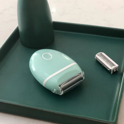 Battery powered, stainless steel blade electric shaver, multifunctional full body hair removal