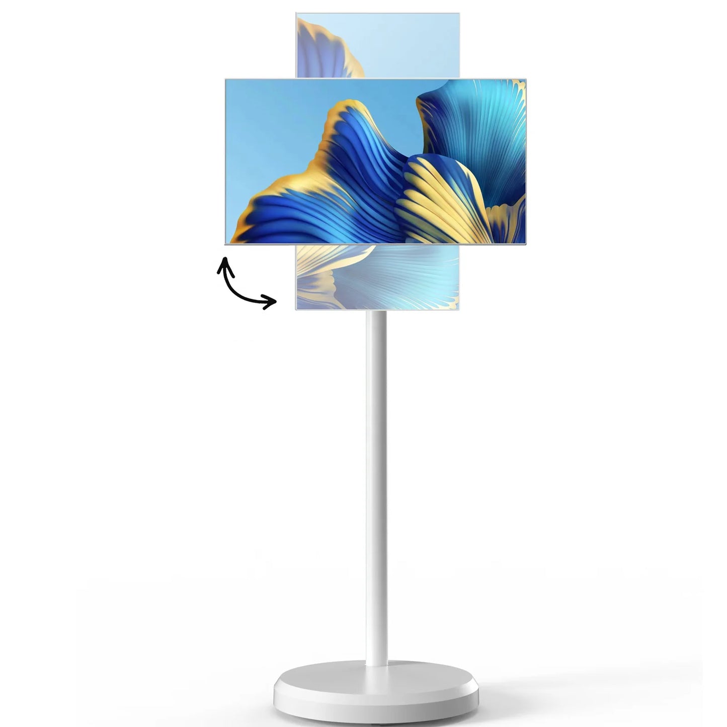 Portable Rotatable Smart TV with Android 12 32 Inch LCD Touch Screen 5MP Camera Outdoor Use Advertising Publishing