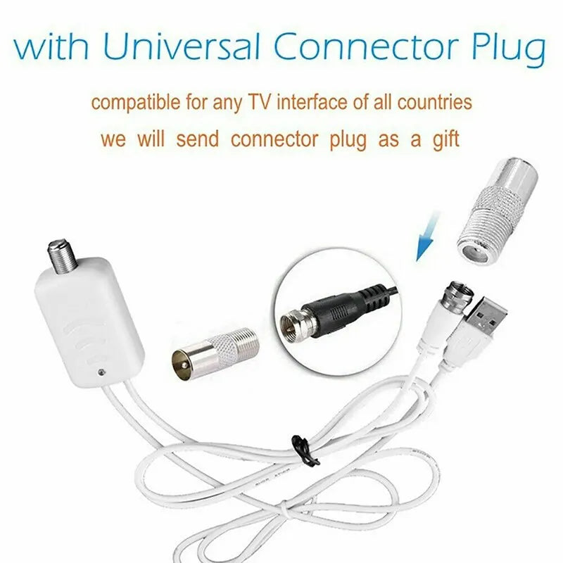 2025 New 4K Indoor Digital TV Antenna 4k HD HDTV Antena DVB-T/T2 DVBT2 Cable TV Antena 500Miles UHF VHF DTV Antennas Tv Aerial