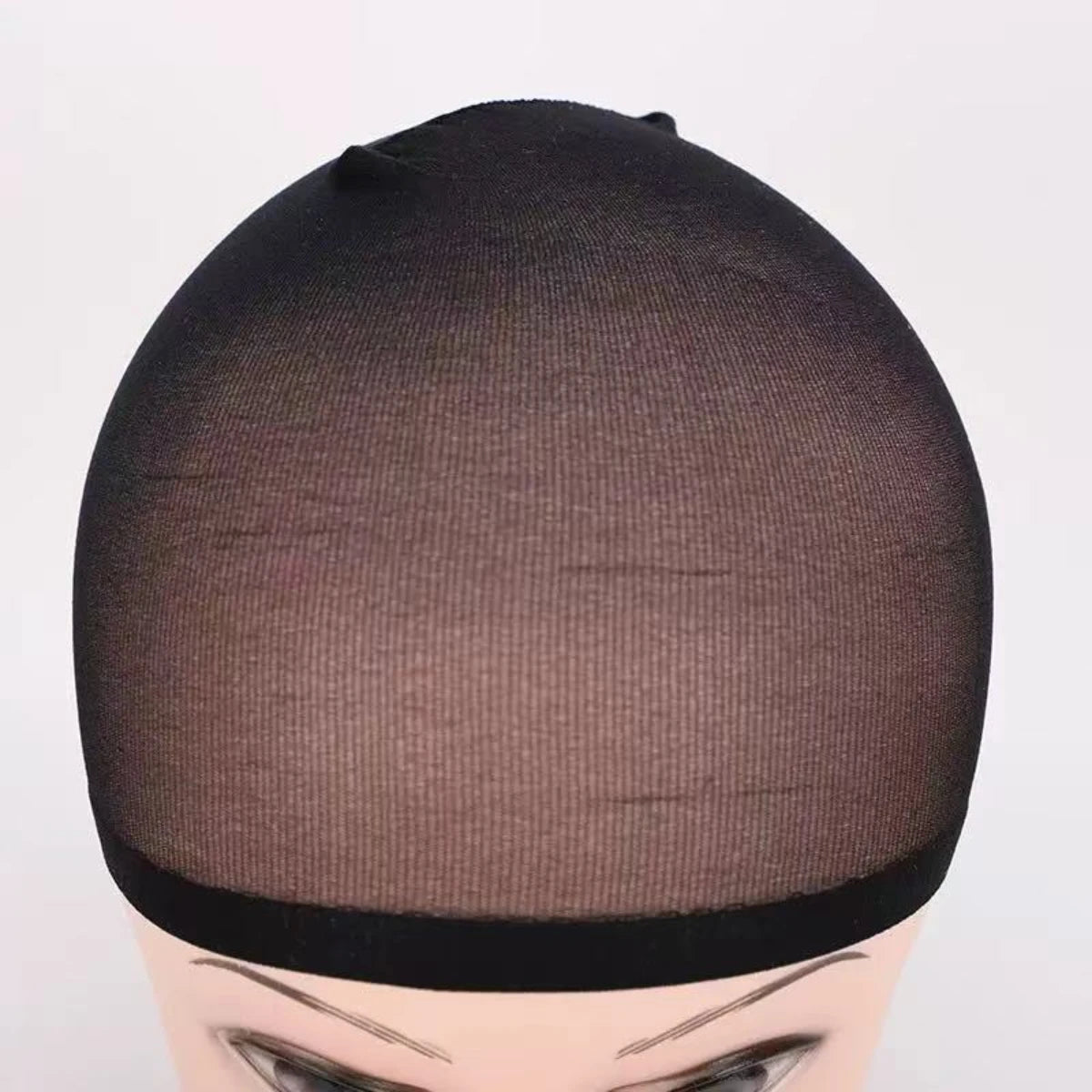 Ventilated Nylon Mesh Nude Stocking Wig Cap 12Pcs Stocking Wig Caps Stretch Mesh Caps Stocking Caps for Making Wigs Free Size