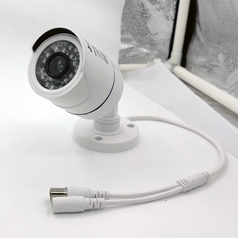 JIENUO 4K AHD Camera CCTV Security Surveillance Outdoor Waterproof Infrared NightVision Indoor CVI 1080P 5MP HD Home Cam Monitor