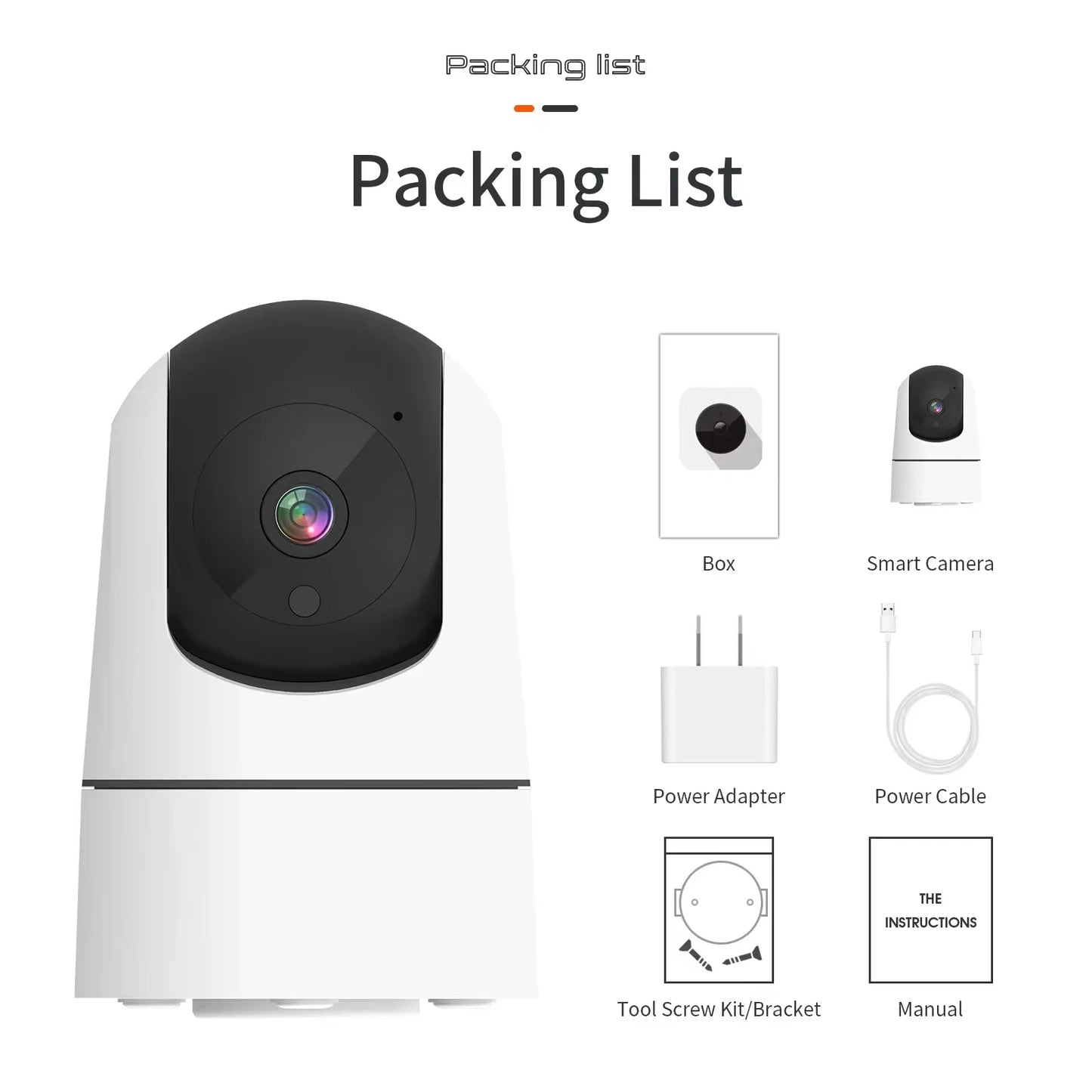 Tuya 5G WiFi IP Camera Indoor 6MP Wireless Security Surveillance Camera Auto Tracking Baby Monitor IR Night Vision 6x Zoom Cam