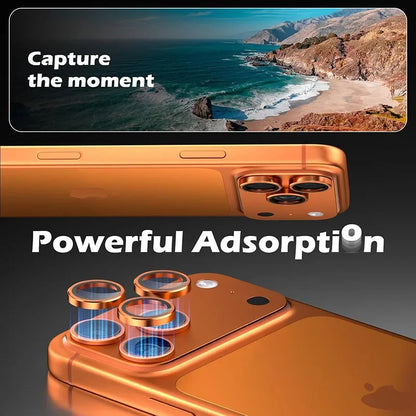 Aluminum Alloy Metal Camera Protector Ring Film For IPhone 17 Air 17 Pro Max 17 Plus Rear Camera Lens Protect Cover Case
