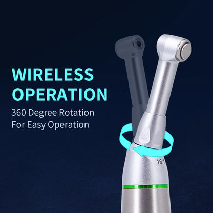 Dental Endo Motor 16:1 Standard Contra Angle Endomotor Wireless Root Canal Therapy Instrument Dentist Tools Reciprocating 360°