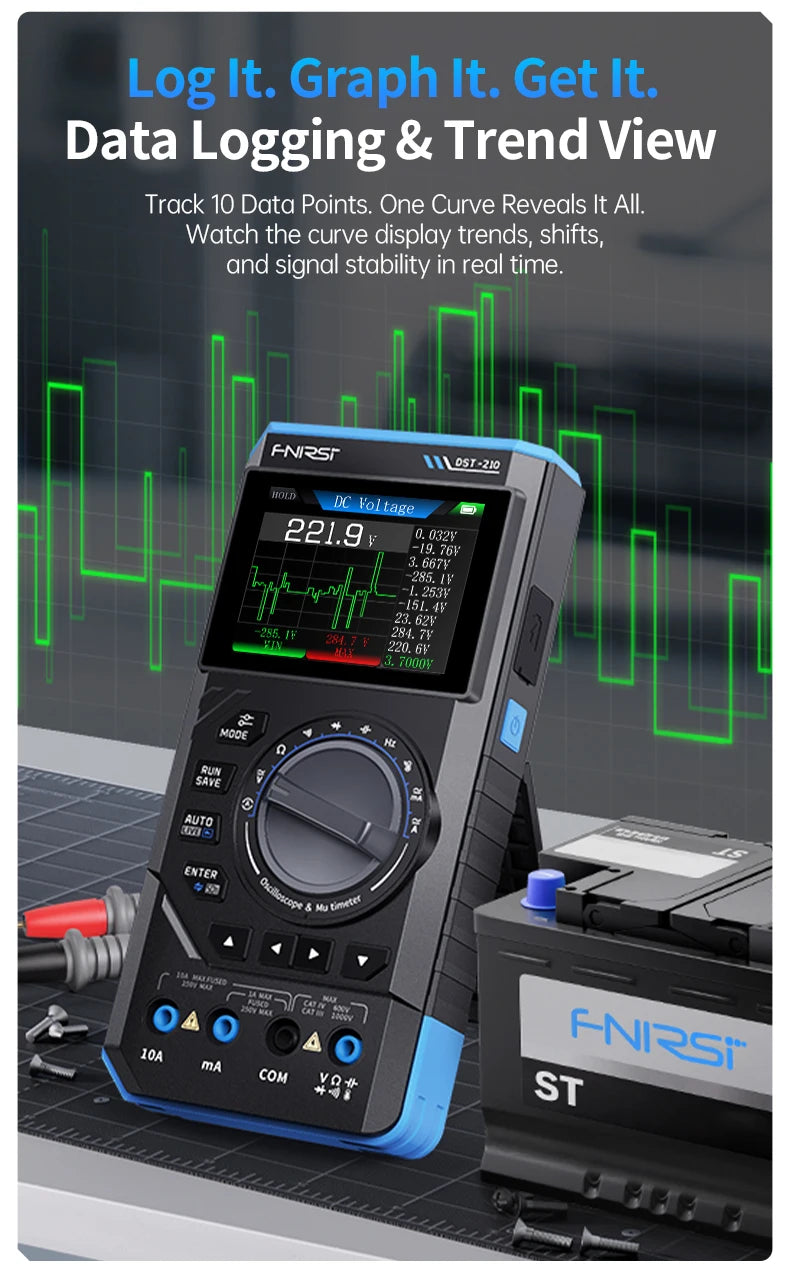 FNIRSI 3-IN-1 Handheld Voltage Detection Tool 210/201 Repair Tools