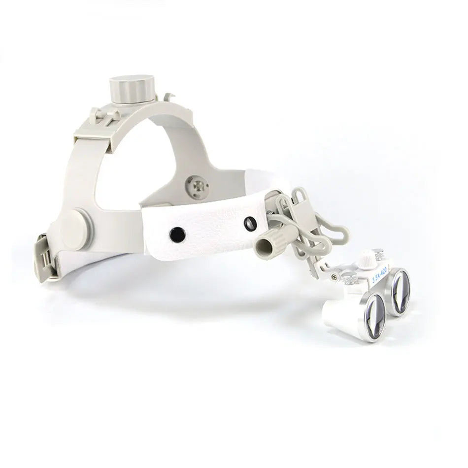 GISTARMED 2.5X/3.5X Dental LED Light Lamp Binocular 5W Adjustable Spotlight  Headlamp For Surgical Headlight