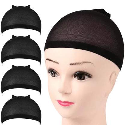16pcs/8Pack Unisex Elastic Hair Net Set Comfortable Breathable Polyamide Nylon Hair Caps for All Hair Types And Lengths