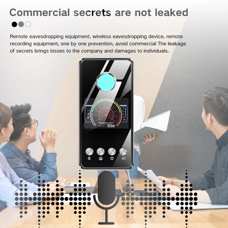 Hidden Micro Camera Detector Military Grade Anti Spy Gadgets GPS Finder Bug Detector Wireless Signal Detection Infrared Scanner