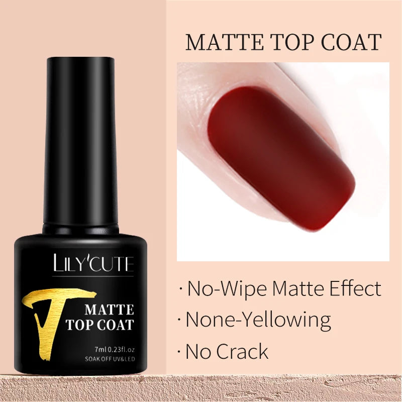 LILYCUTE Nude Crystal Rubber Base Gel Nail Polish Natural Color Semi Permanent UV Gel Soak Off Self Leveling Nail Gel Varnishes