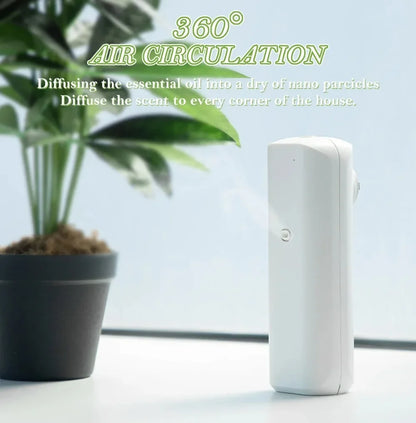Small Aromatic Oil Diffuser Bluetooth Fragrance Diffuser Socket Style Aroma Oil Diffuser For Home Toilet Air Freshener Device