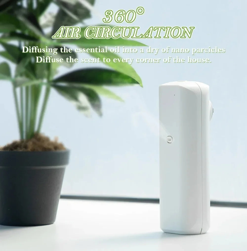 Small Aromatic Oil Diffuser Bluetooth Fragrance Diffuser Socket Style Aroma Oil Diffuser For Home Toilet Air Freshener Device