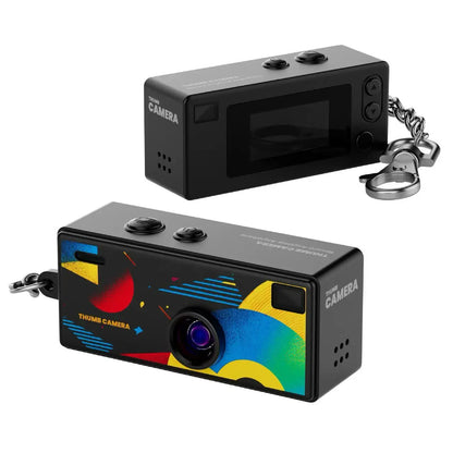 Magecam Thumb Keychain Camera 0.96inch Mini Action Camera Retro Support Memory Card 1080P Very Small Camcorder Video Recorder