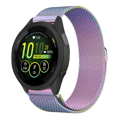 20mm 22mm Magnetic Milanese Strap for Garmin Forerunner165 55 645 265 965 255/Active 5/Vivoactive Comfortabe Band Garmin Venu 3