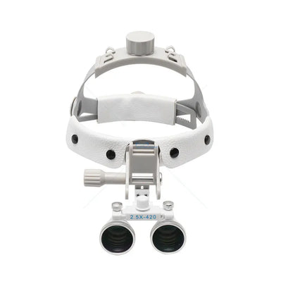 GISTARMED 2.5X/3.5X Dental LED Light Lamp Binocular 5W Adjustable Spotlight  Headlamp For Surgical Headlight