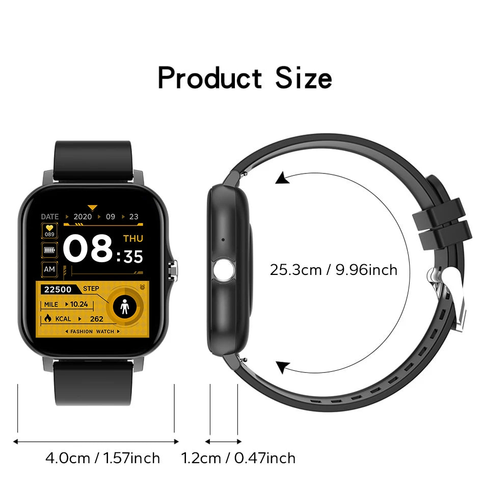 2026 Smartwatch Android Phone 1.44''Inch HD Screen Bluetooth Call Blood Oxygen/Pressure Monitoring Smart Watch Women Men Gift