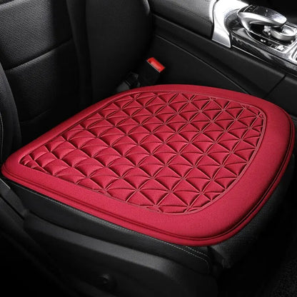 3D Suspended  Car Seat Cushion with Embossed Pattern,Separate Bottom Seat Cushion and Back Cushion Fit for Most Cars