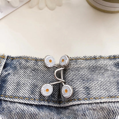 12pcs Jeans Skirts Detachable Buckle Adjustable Sleeve Clip For Pants Waist Tightening Sleeve Reduction Clip For Clothing Decor