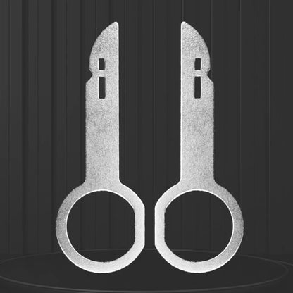 Professional Car Radio Removal Tool Key DIN Release Key CD-Media Player Pin Universal Pin Stereo- Hooks Tool Durable