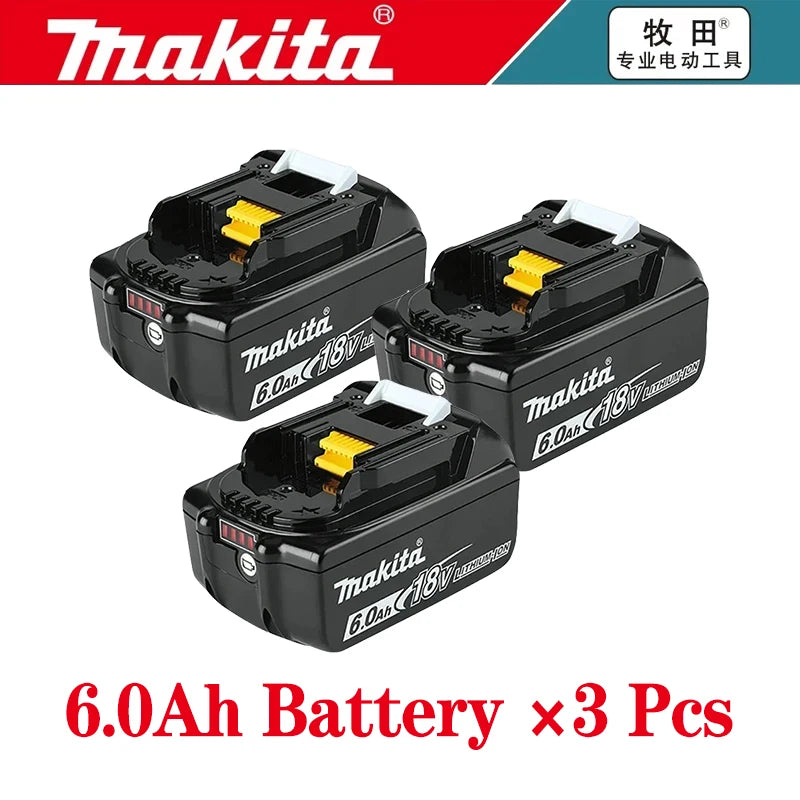 100% Original Makita battery, 18V 5.0Ah 6.0Ah 9.0Ah rechargeable battery, replacing Makita BL1830 BL1840 BL1850 BL1860B