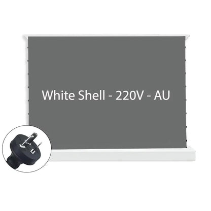 2025 New 120 inch ALR Rejecting Motorized Electric Tab Tension Floor Rising Projector Screen Square Shell  for UST Projector