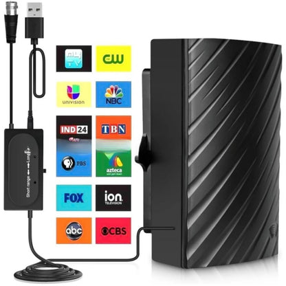 HDTV Digita Antenna for All Smart/Old TV with Amplifier Signal Booster for Local Channels Indoor ATSC DVB-T/T2 ISDB-T DMB-T/H