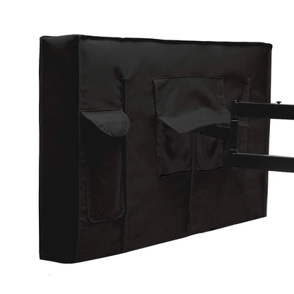 Weatherproof Dust-proof Outdoor TV Cover Black 22-24'' 30-32'' 40-42'' 46-48'' 50-52'' 55-58'' 60-65'' 70-75'' Protect TV Screen