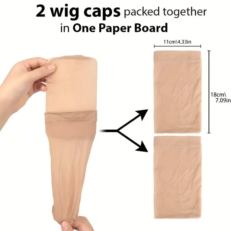 4PCS High Quality Wig Caps, Stocking Wig Caps for Halloween, Cosplay. Wig Cap for Women, Men, Kids, Stocking Caps for Wigs