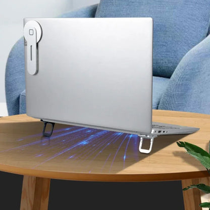 2pcs/Set Foldable Laptop Stand Portable Notebook Support Holder Adjustable Riser Cooling Bracket Universal for Laptop Tablet
