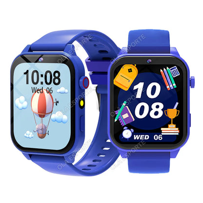 2025 New Smart Watch For Children HD Touch Screen Camera 18 Games Sleep Monitoring Alarm Clock Calculator Birthday Gift Boy Girl