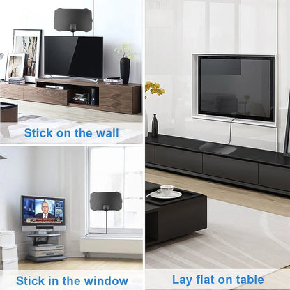 2023 New 4K 8K Indoor Digital TV Antenna HD HDTV Antena DVB-T/T2 DVBT2 Cable TV Antena 500Miles UHF VHF DTV Antennas Aerial