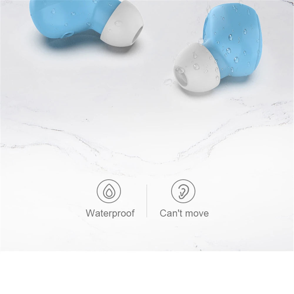 A6S Wireless Bluetooth Earphones - Sport Touch Control Headset With LED Display Stereo Sound For Xiaomi Huawei