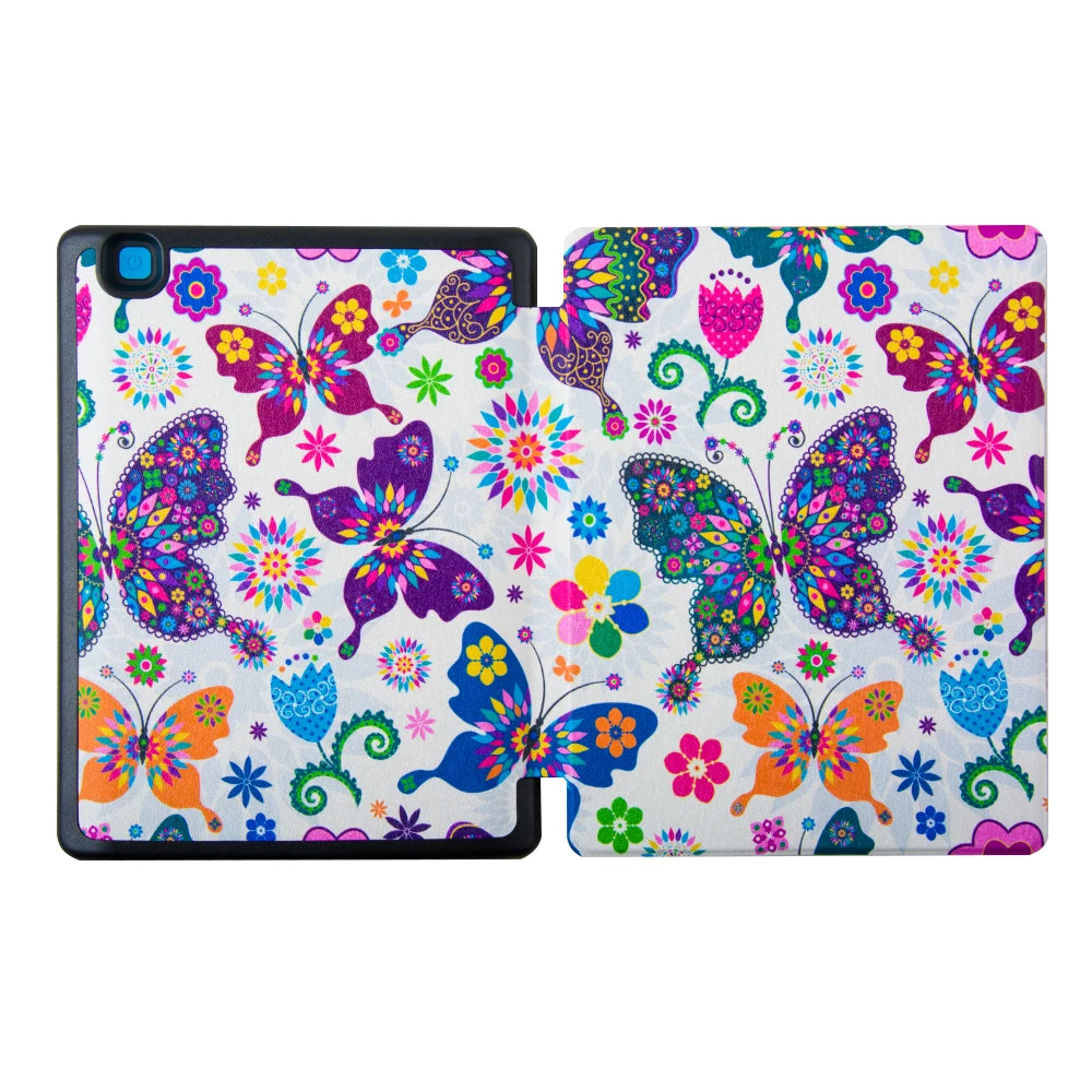 Leather Case for KOBO AURA  H2O EDITION 2 6.8 Inch eReader Funda Capa Slim Folio Magnetic Auto Wake Sleep Ebook Print Book Cover