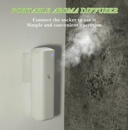 Small Aromatic Oil Diffuser Bluetooth Fragrance Diffuser Socket Style Aroma Oil Diffuser For Home Toilet Air Freshener Device