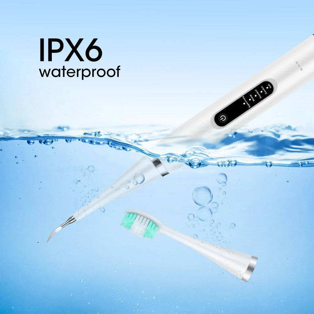 Electric Teeth Cleaner Dental Scaler Waterproof Oral Care Plaque Spatula Removes Tartar Dental Scraper Dental Instrument