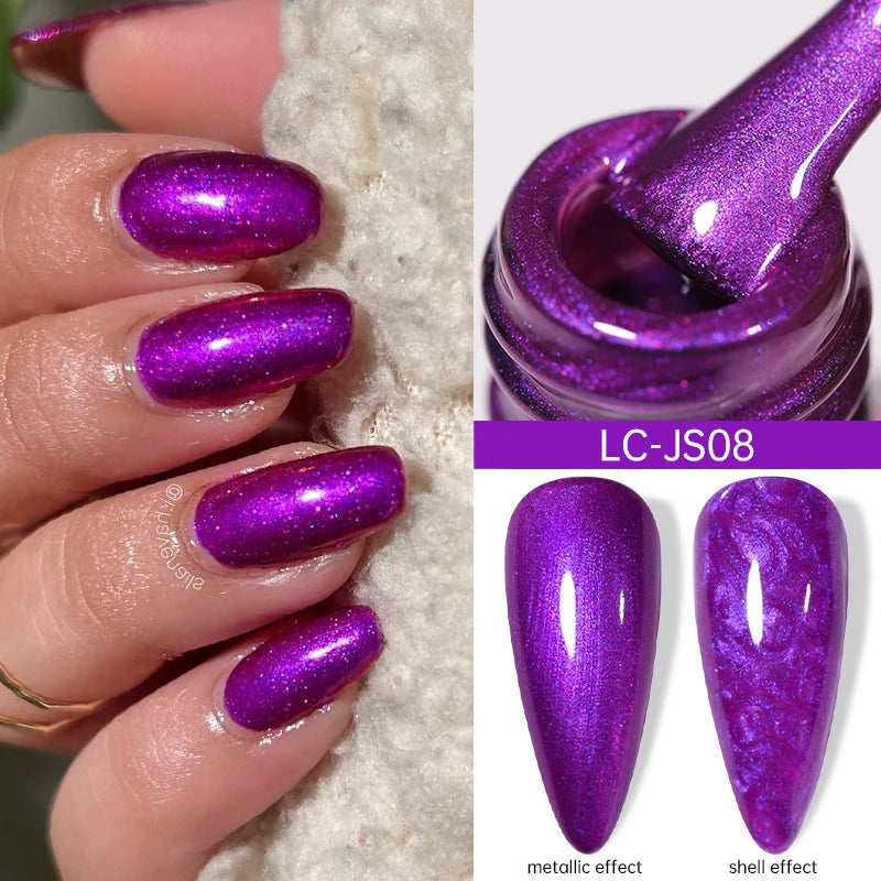 LILYCUTE 7ml Brown Red Purple Nail Gel Polish Coffee Color Series Semi Permanent UV Gel Soak off Nail Gel Varnishes For Nail Art