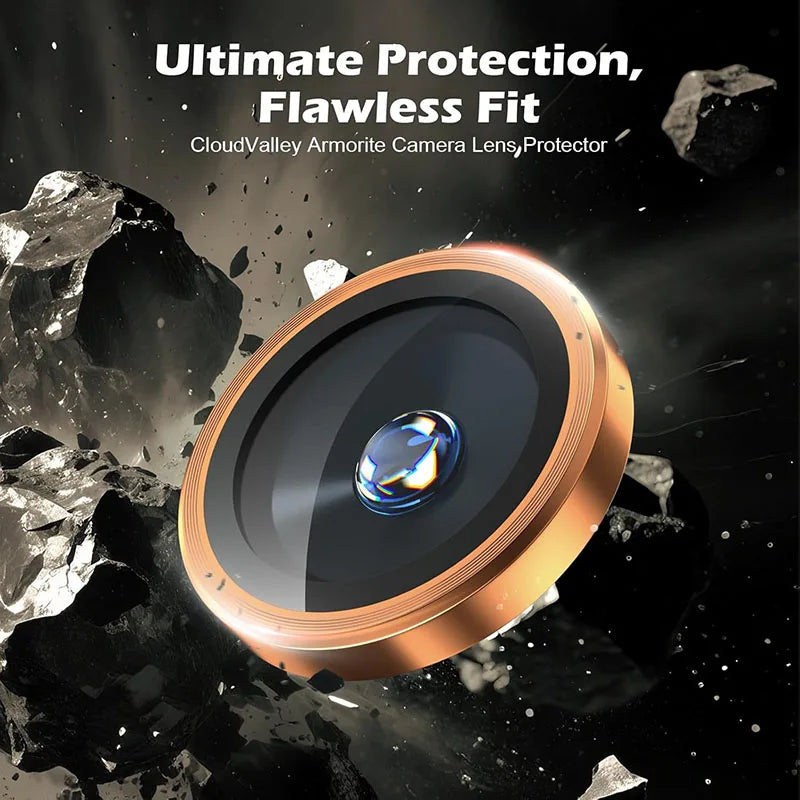 Aluminum Alloy Metal Camera Protector Ring Film For IPhone 17 Air 17 Pro Max 17 Plus Rear Camera Lens Protect Cover Case