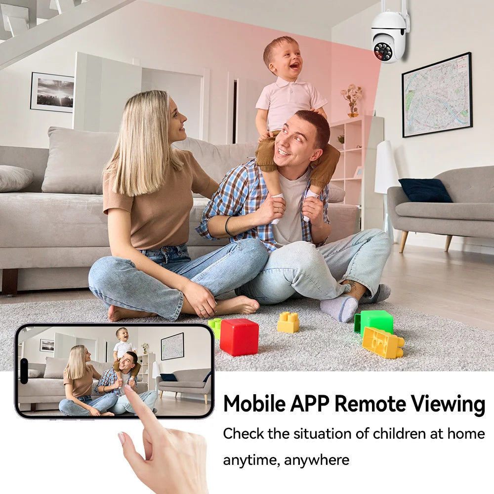 2.4G 8MP Cameras Wifi Video Surveillance IP Indoor Security Protection Monitor 5.0X Zoom Home Wireless Track Alarm O-Kam pro