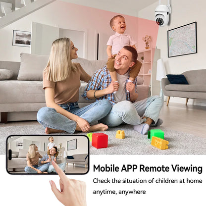 2.4G 8MP Cameras Wifi Video Surveillance IP Indoor Security Protection Monitor 5.0X Zoom Home Wireless Track Alarm O-Kam pro