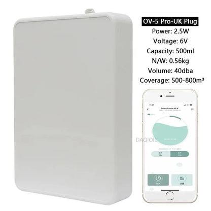 Professional Aroma Diffuser Machine Electric Smell for Home Bluetooth Room Fragrance Diffuser Hotel Electric Smell Distributor