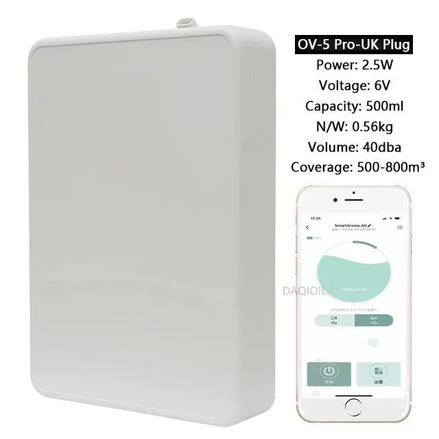 Professional Aroma Diffuser Machine Electric Smell for Home Bluetooth Room Fragrance Diffuser Hotel Electric Smell Distributor