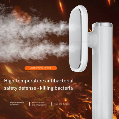 HOMFISH Handheld Iron Steamer 360° Ironing Small Garment Steamer USB Powered Electric Ironing Machine for Fabric Clothes Ironing