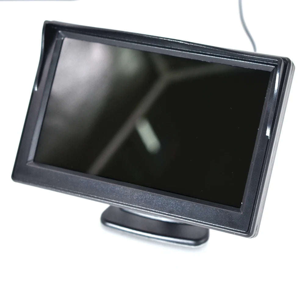 Universal Backup Car Rear view Camera with 5 inch Monitor for Truck HD Screen LED Night Vision Waterproof Paking Bus Security