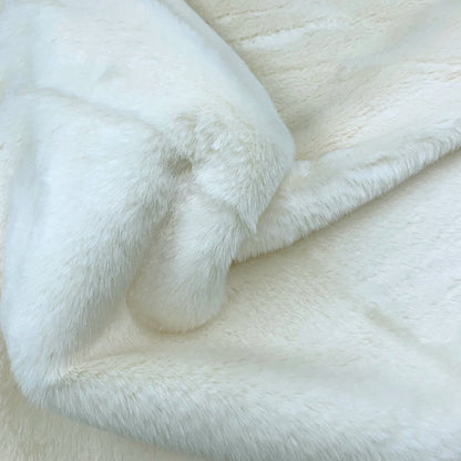 1Pcs 50/80/160cm Faux Rabbit Fur Fabric 100% Polyester 10mm Pile Super Soft Plush Fabric For Handmade Stuffed Toys Sewing Fabric
