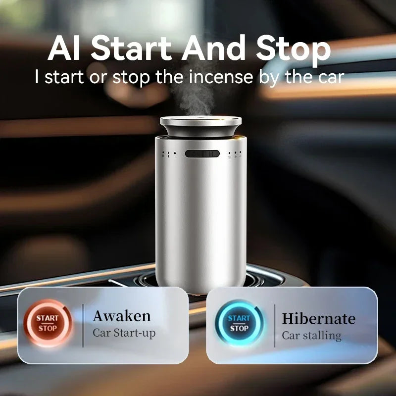 Portable Car Diffuser for Essential Oils Car Smell Air Freshener Electric Smell for Home Rechargeable Room Fragrance Diffuser