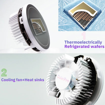 Cooling Phone Holder Car Magnetic Phone Cooler Semiconductor Active Coolers Cool Down Phone Qi 15W Magsafe Fast Wireless Charger