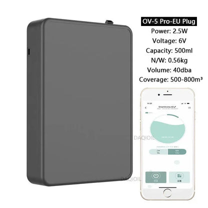 Professional Aroma Diffuser Machine Electric Smell for Home Bluetooth Room Fragrance Diffuser Hotel Electric Smell Distributor