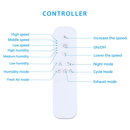 KCvents VT501WiFi 150mm Heat recovery ventilation room Ventilator Fresh Air Fan With Ceramic Hepa Filter Ventilation System Mute