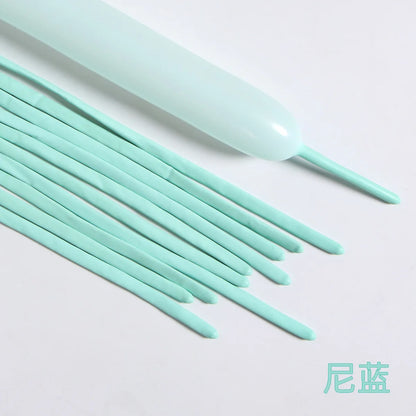 100pcs Thickening Long Balloons for Tying Arch Twisting Latex Modeling Skinny Birthday Balloon for Kids Party Wedding Decoartion