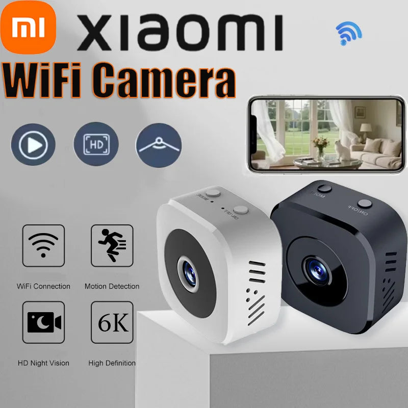 Xiaomi 6K HD Mini WiFi Surveillance Security Camera with Two-Way Audio Motion Detection And Infrared Night Vision Cam 2026 New